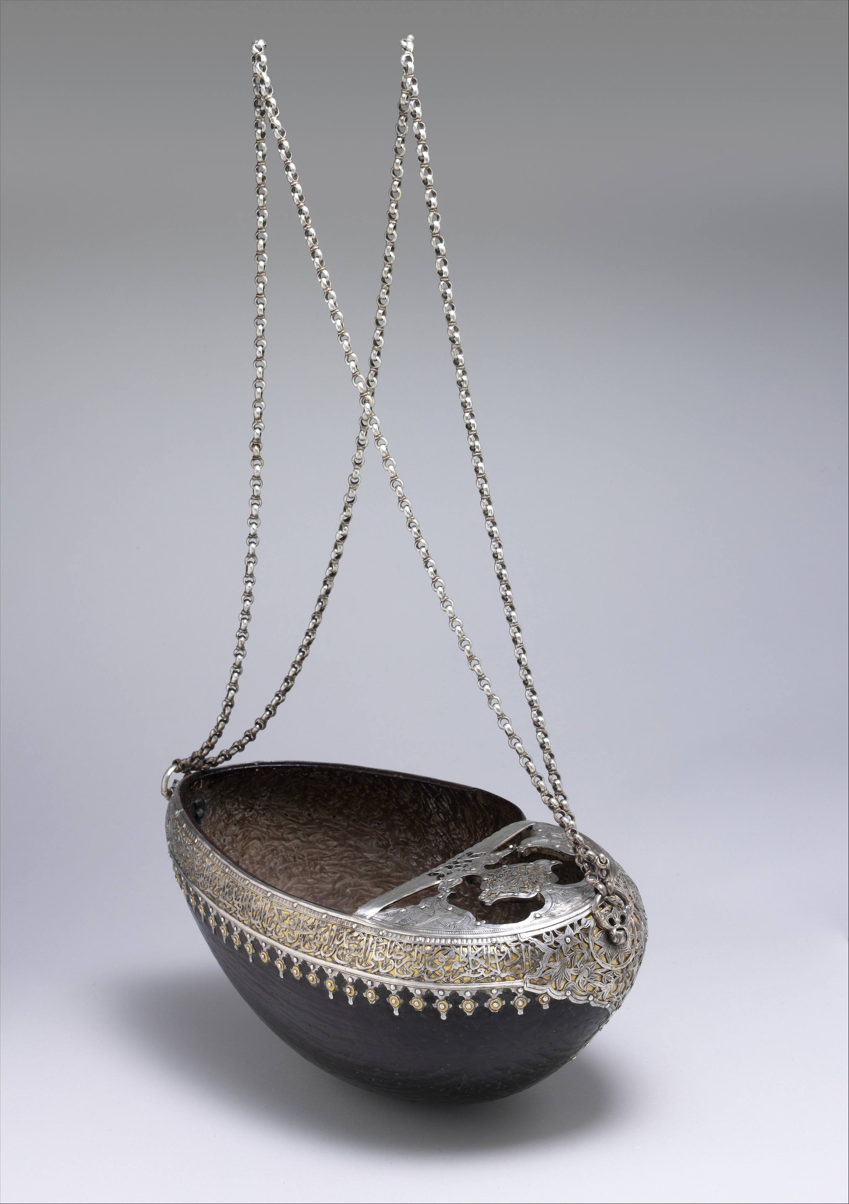 Coco de Mer Kashkul by Yar Muhammad, 1717